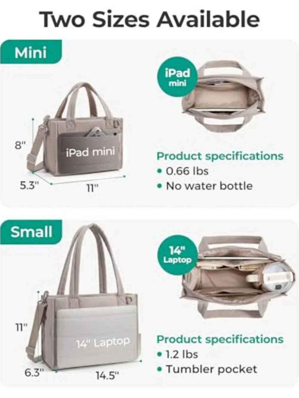 Mini Puffer Quilted Tote Crossbody Bag with Zipper for Work Travel